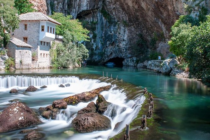Group Full Day Tour Mostar & Kravica waterfalls from Dubrovnik - Mostar Old Bridge and three hours in the old center