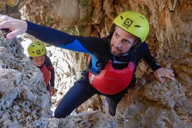 Guided Coasteering Adventure in Pula - Easy lagoon steps and the first small jumps