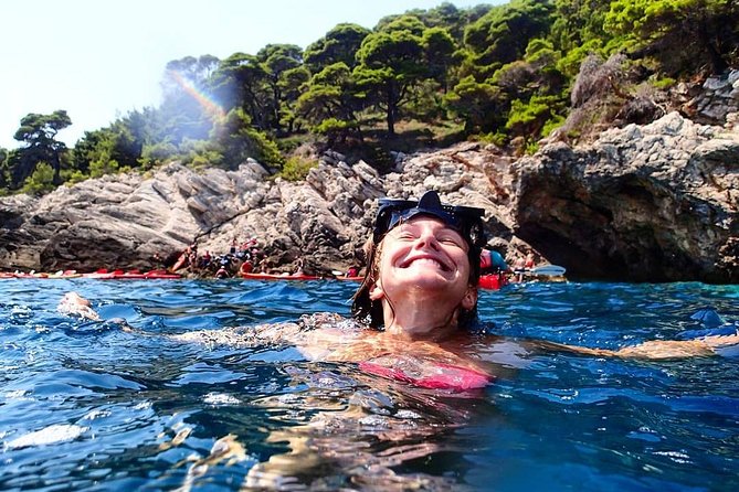 Guided Kayaking and Snorkeling Tour to Green Cave and Sipan Island from Lopud - Paddling from Lopud into the Elaphite Islands