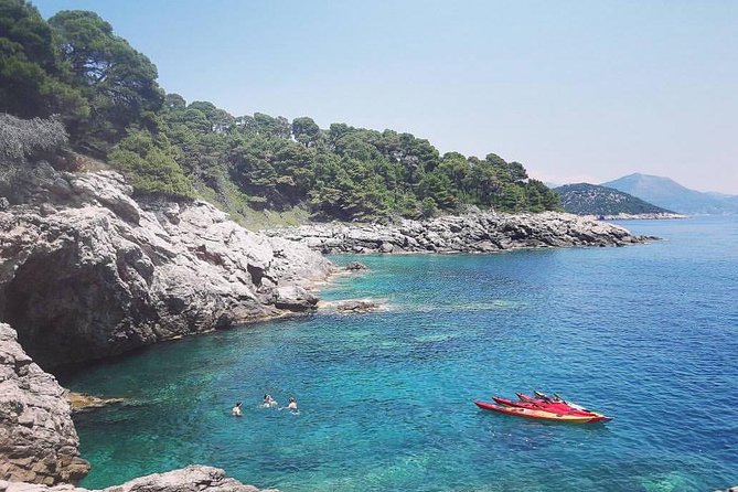 Guided Kayaking and Snorkeling Tour to Green Cave and Sipan Island from Lopud - Swimming, snorkeling, and the Green Cave