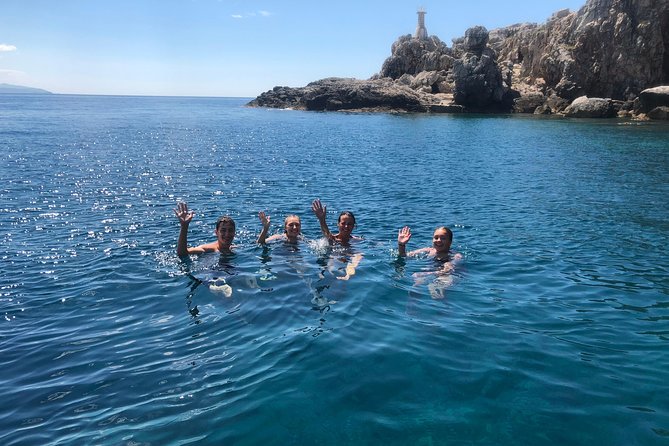 Half-Day Private Elafiti Island Boat Tour - Three Sisters Cave and clear water