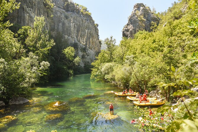 Half-Day Rafting Experience on Cetina River with Cliff Jumping and more - The cave, waterfall, and cliff jump