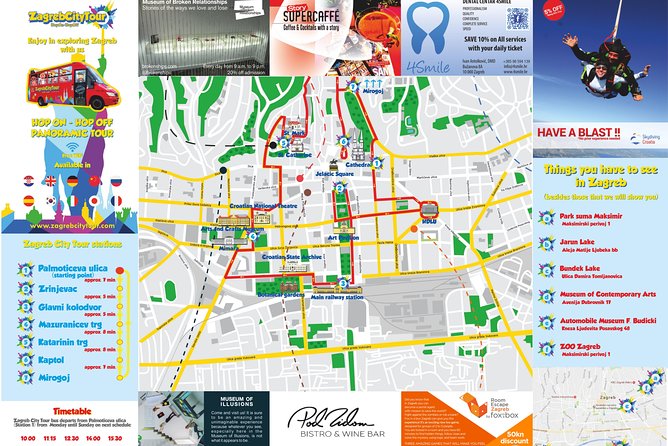 Hop On Hop Off Panoramic bus - Zagreb City Tour - Audio commentary, seating, and onboard comfort