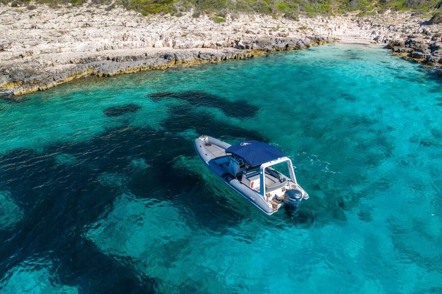 Hvar: Blue and Green Caves Boat Tour with Stiniva Beach - Swimming and snorkeling at Budikovac Blue Lagoon