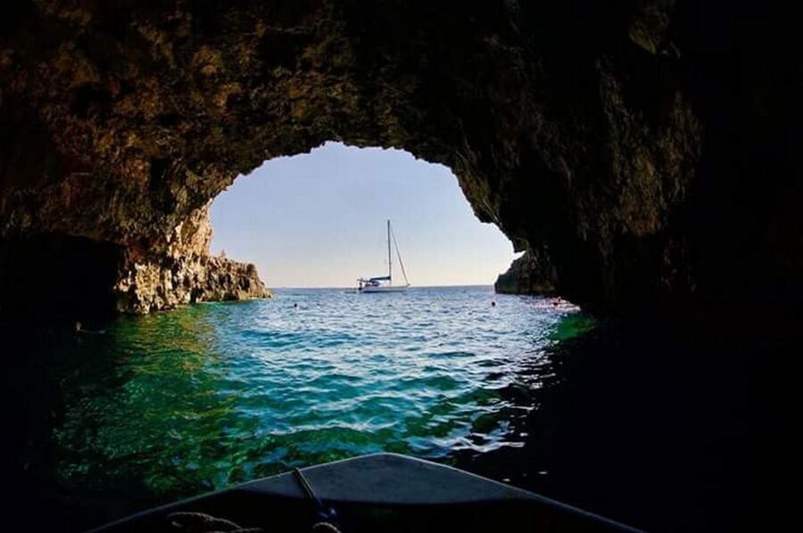 Hvar:Blue & Grenn Cave and Vis Island Private Speedboat Tour - The Blue Cave at Biševo