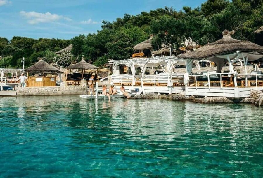 Hvar: Private Sailing Boat Trip with Swimming and Snorkeling - Sailing out from Riva 27 in Hvar