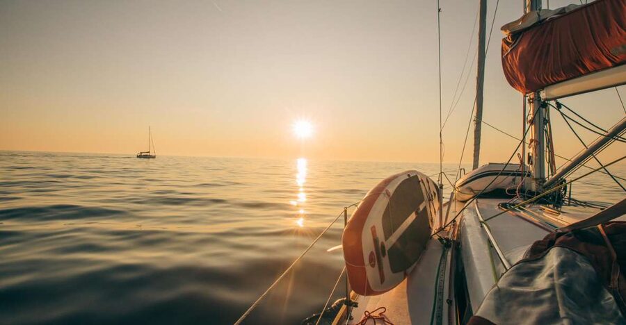 Hvar: Romantic Sunset Sailing Experience On A Comfort Yacht - Sailing past Hvar toward the Pakleni Islands