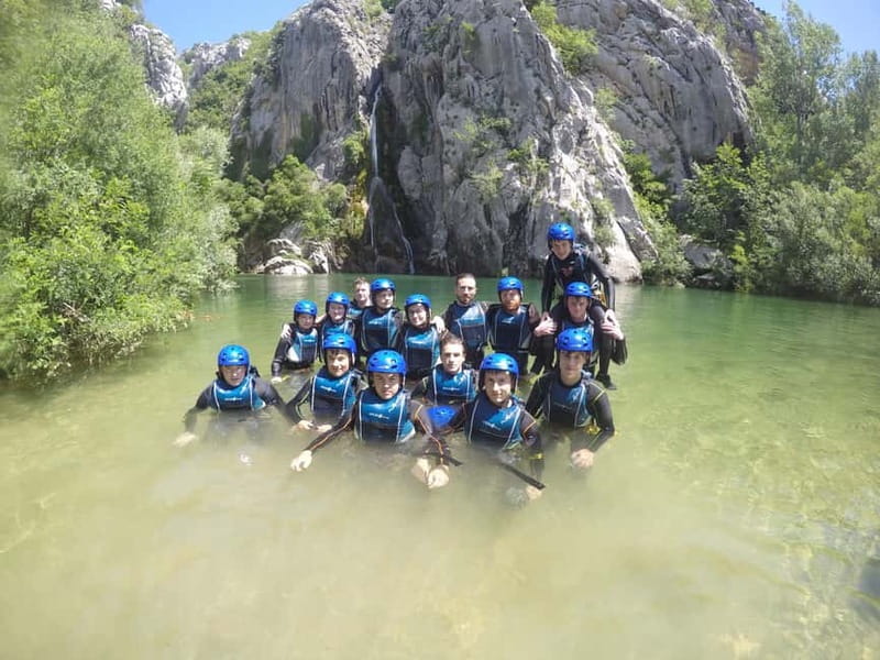 Iz Omisa/Zadvarija: Extremni Canyoning na rijeci Cetini - What the $72 price actually covers