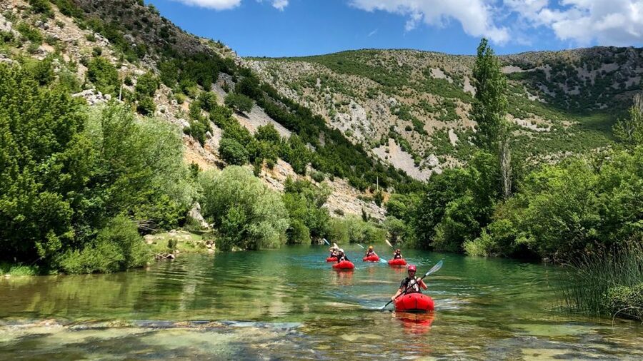 Kaštel Žegarski: Zrmanja River Packrafting - Krupa Falls and the 30-minute scenic pause