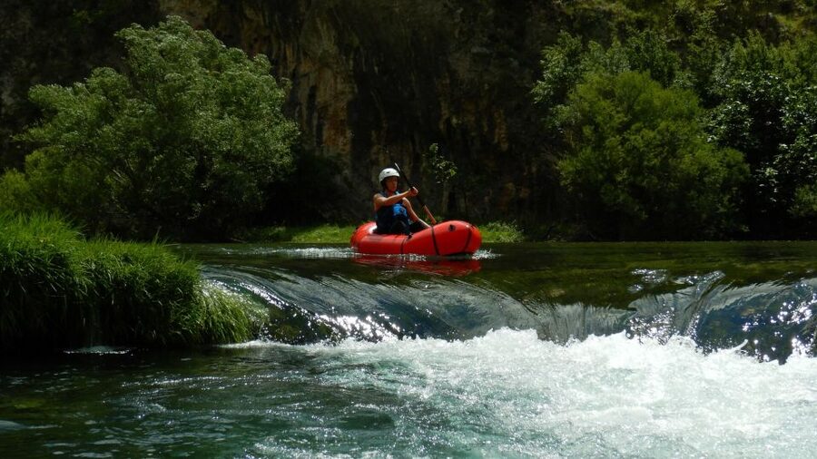 Kaštel Žegarski: Zrmanja River Packrafting - Starting at Raftrek’s Kaštel Žegarski base