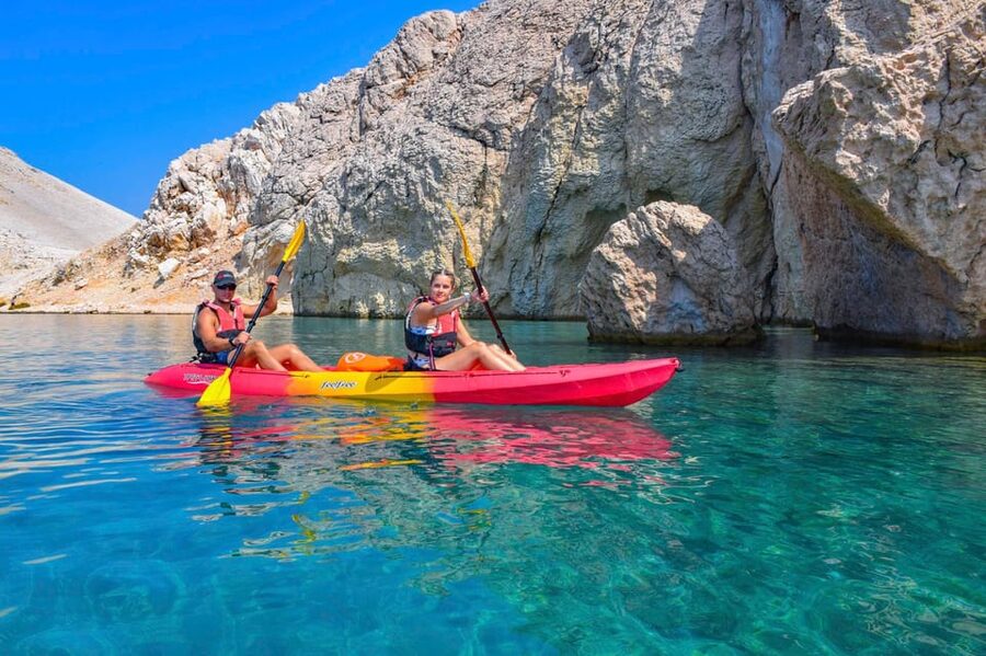 Kayak and Via Ferrata Adventure - A 20-minute pause at Beriknica Beach
