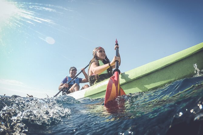Kayak tour in Pula to Valley of Tears/free drinks+photos included - The paddle to the swimming area