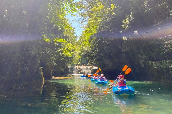 Kayaking at the Mreznica Canyon - Six waterfalls and a changing river
