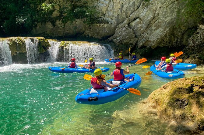 Kayaking at the Mreznica Canyon - Swimming, cliff jumps, and the choice to sit one out