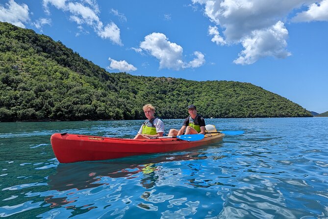 Kayaking Experience in Lim Bay Sea in The Croatian Fjord - The first paddle along Lim Bay