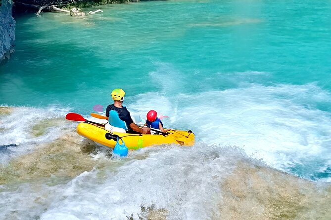 Kayaking on Upper Mreznica River - Slunj, Croatia - Safety instructions before the first waterfall