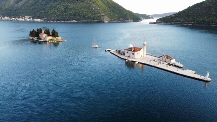 Kotor: Boat Cruise with Blue Cave Swim and Submarine Base - Mamula Island and a difficult wartime past