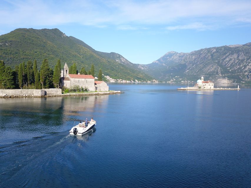 Kotor: Boat Cruise with Blue Cave Swim and Submarine Base - Swimming at the Blue Cave and nearby coves