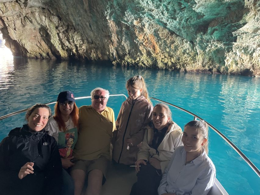 Kotor: Boat Cruise with Blue Cave Swim and Submarine Base - Leaving Kotor and racing along the bay