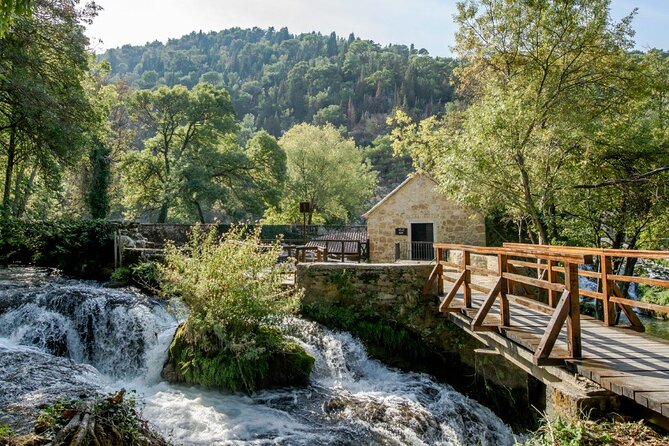 Krka Waterfalls tour with Trogir Walking tour and Krka panoramic boat cruise - Guides, transport, and the pace of the day
