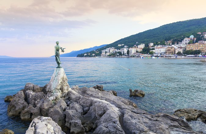 Kvarner Bay Tour with Opatija, Lovran and Local Specialties - Opatija: grand villas beside the Lungomare