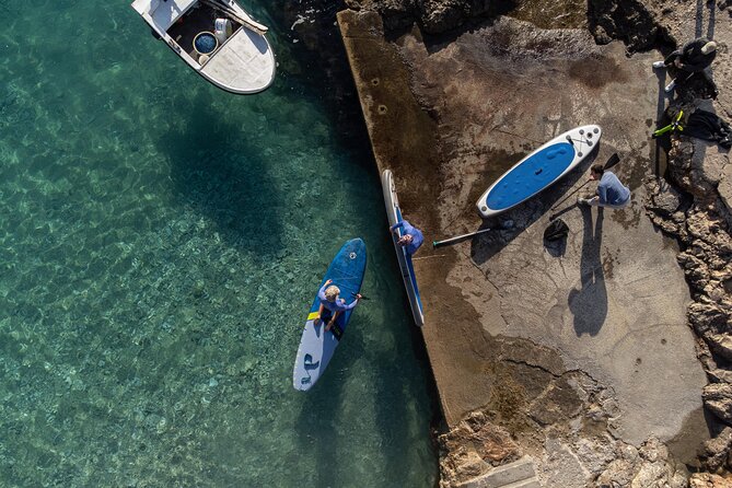 Lokrum Paddleboarding & Snorkeling Adventure; Caves and more - Paddling toward Dubrovnik’s cliffs
