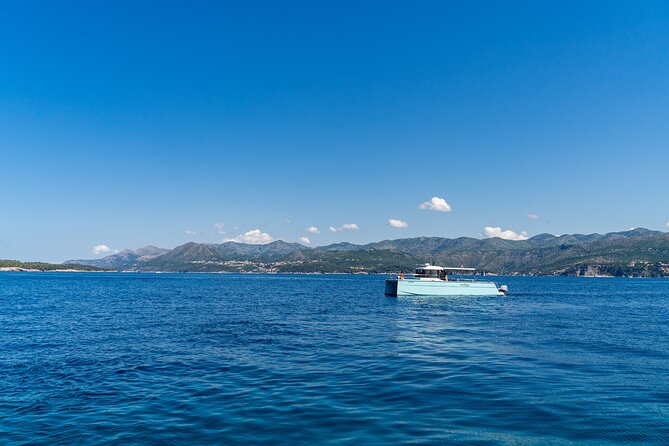 Luxury Blue Cave and Elaphiti Islands Small Group Tour - The catamaran is the real luxury feature