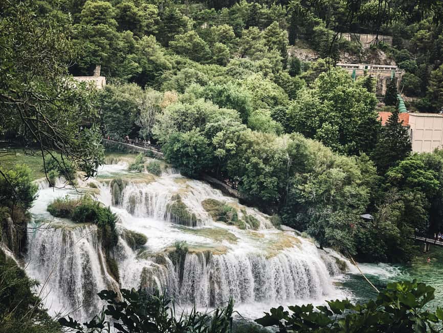 Makarska: Krka National Park Day Trip with Šibenik Visit - Old watermills and a village powered by the river