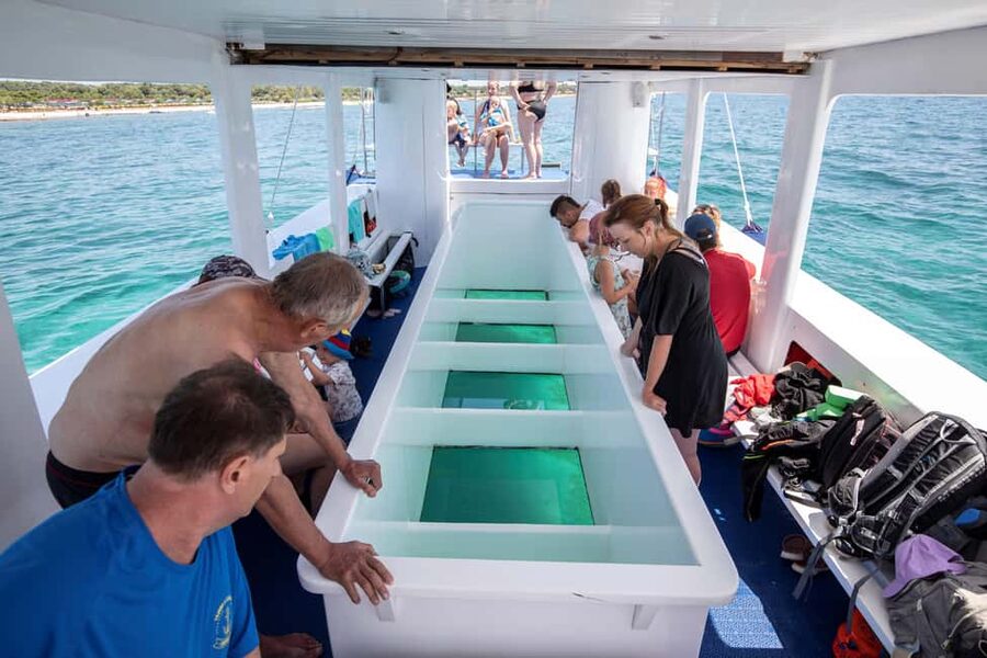 Medulin: Glass Boat Tour Experience to Kamenjak with Mermaid - Kamenjak’s protected water and swimming stop