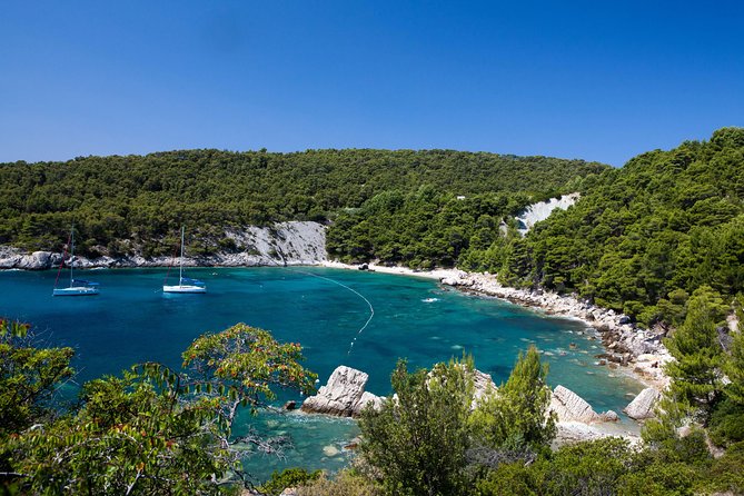 Mesmerizing Hvar speed boat tour with optional wine tasting - Dubovica Beach from the sea