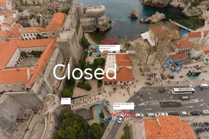 Morning and Day Tours - Sea Kayaking & Snorkelling Dubrovnik - Paddling beneath Lovrjenac Fort and the city walls