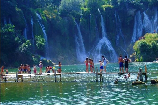 Mostar And Kravica Waterfalls Private Tour From Dubrovnik - Kravica Waterfalls after lunch
