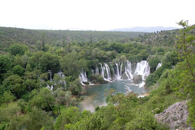 Mostar & Kravice waterfalls tour including Turkish house entrance - Walking into Mostar’s Old Bridge area
