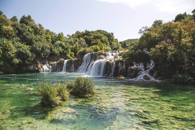 National Park Krka by speed boat - Arriving in Skradin and connecting to the park