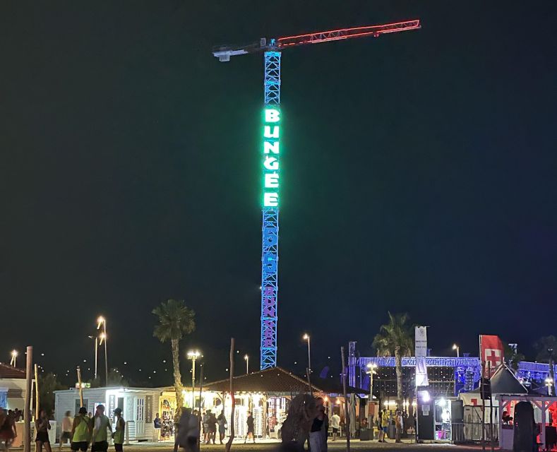 Novalja: Zrce Beach Bungee Jumping Experience - What the $90 price really covers
