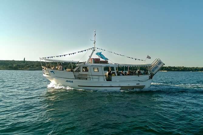 NP Brijuni Island Swimming & Dolphin Watching Sunset Cruise - Two and a half hours on St. Jerolim Island