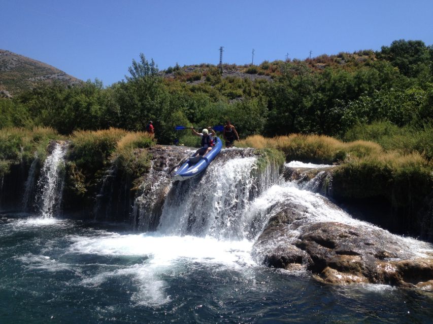 Obrovac: Rafting or Kayaking on the Zrmanja River - Getting instruction before the 14.5-kilometer route