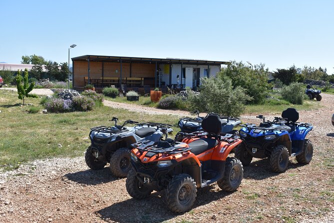 Off road Quad Adventure Tour on Island Čiovo - The eastern viewpoint looks toward Split