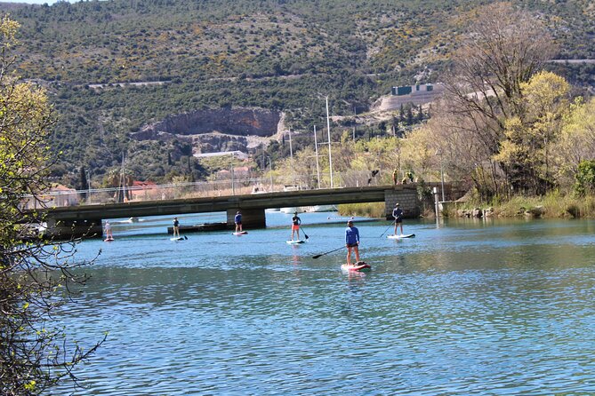 Ombla river Paddleboarding tour in Dubrovnik with snacks - Garden food and a family welcome