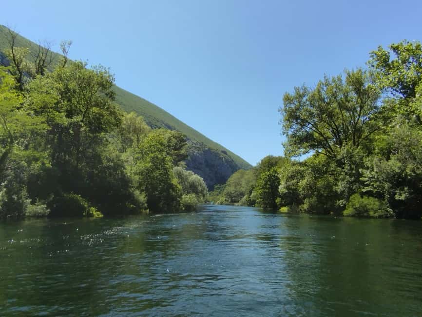 Omiš, Croatia: Cetina River Glassboat Cruise And Beer Garden - A quiet ride up the Cetina River