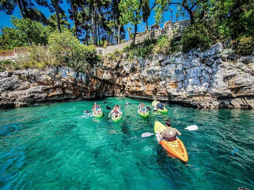 Opatija: Cliffs and caves kayak adventure - From Slatina Beach to Devil’s Rock