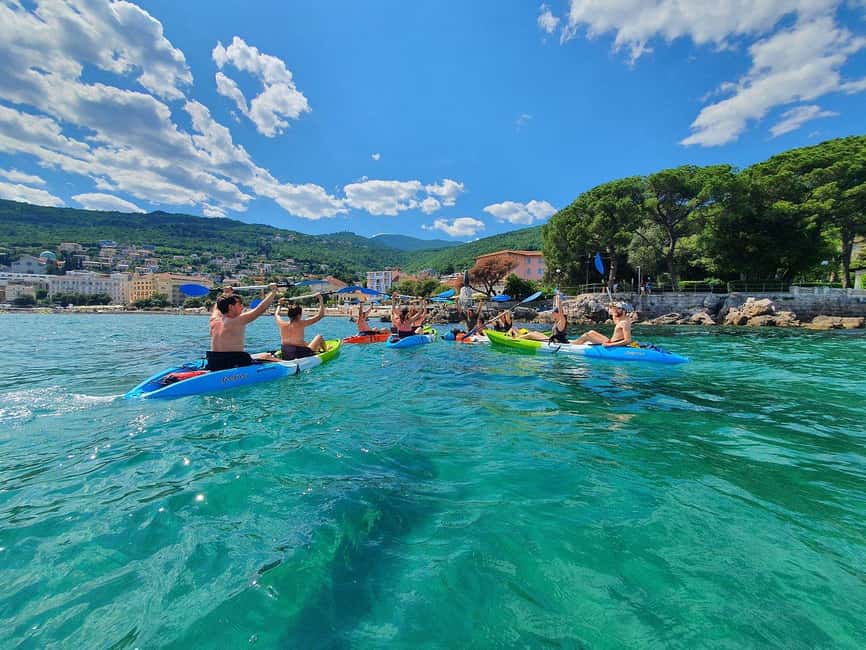 Opatija: Explore kayak adventure - Paddling south toward Volosko