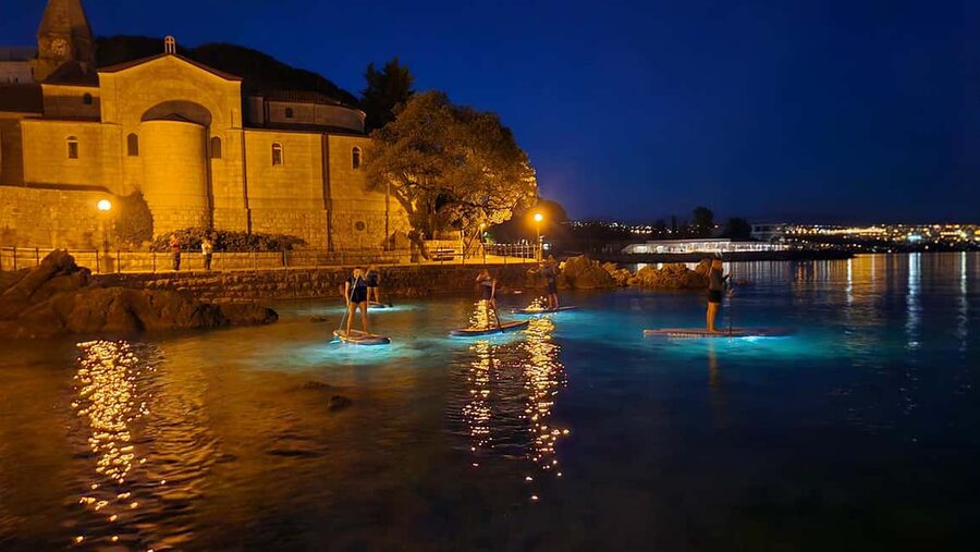 Opatija: Guided SUP Paddleboarding Adventure at Night - Why nighttime changes Opatija