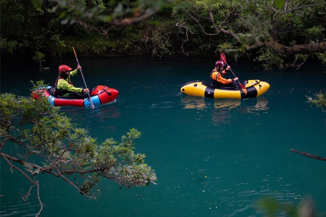 Packrafting Mreznica River - Learning the packraft before the river gets serious