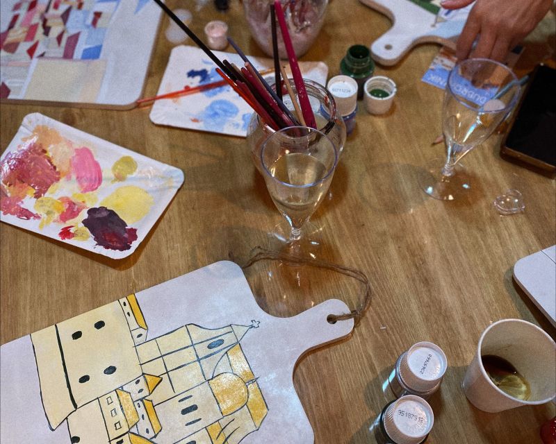 Paint, Sip, and Savor Local Flavors: Unique Local Experience - What the Finished Serving Board Adds to the Experience