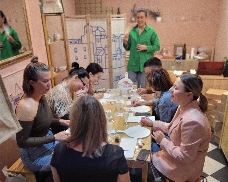 Paint, Sip, and Savor Local Flavors: Unique Local Experience - A Two-Hour Workshop With Elena and Her Team