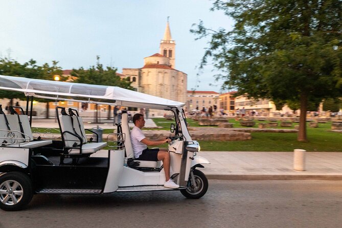 Panorama guided Zadar Eco Tuk Tuk tour - The Zadar Sphinx and the coast road