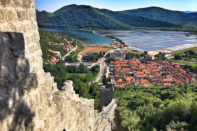 Peljesac Wine & Ston Oysters PRIVATE HALF DAY SHORE TOUR - Ston’s walls, salt pans, and compact old town
