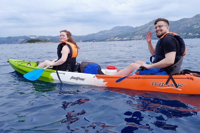 'Pomalo' Guided Sea Kayaking Tour in Cavtat - Crossing to Supetar Island for a swim