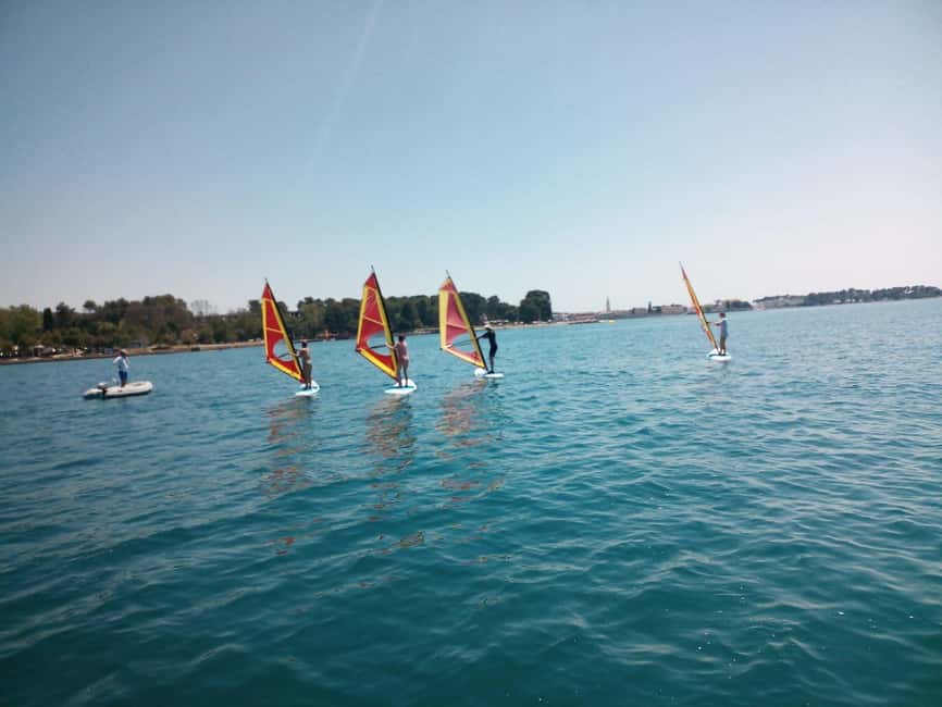 Poreč: 2-hour windsurfing lesson - The first lesson happens on dry land